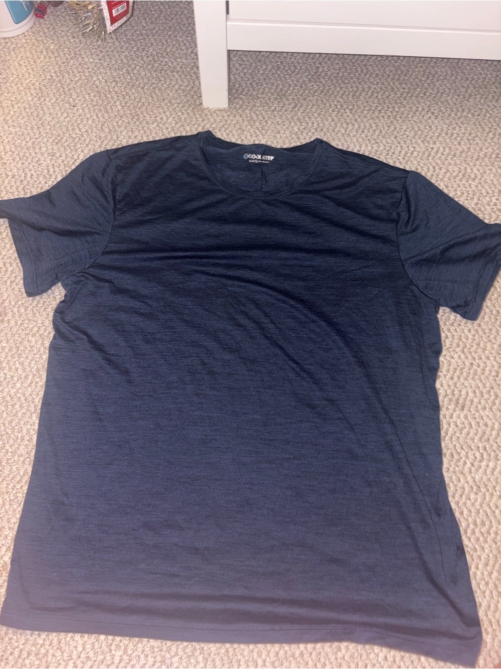 Men's CoolStep Navy Short Sleeve Crew Neck Tee